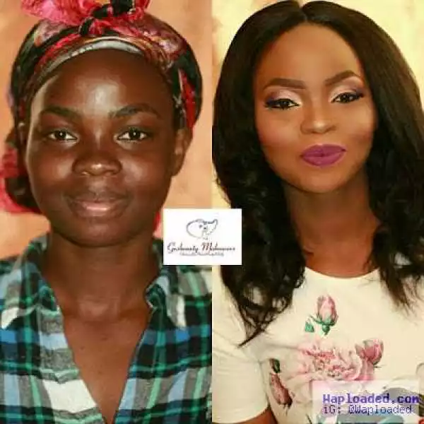 Wonderful Photos Of Nigerian Women Totally Transformed By Makeup Artistes